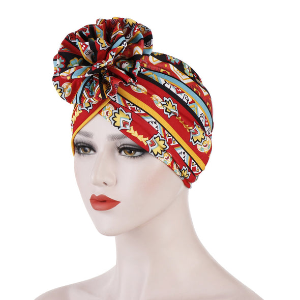 Multi-Color Stylish Turban Hat