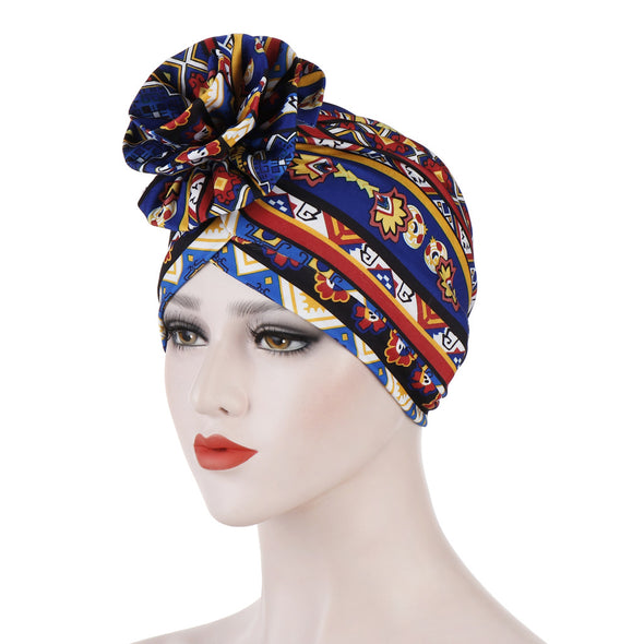 Multi-Color Stylish Turban Hat