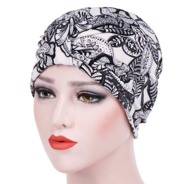 Multi-coloured Stretch Material Turban