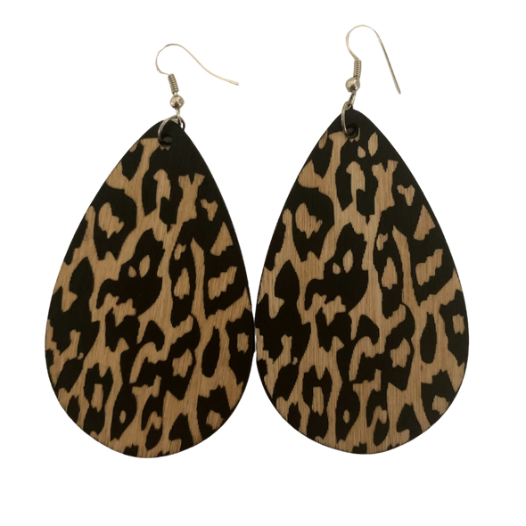 Leopard Print Earrings