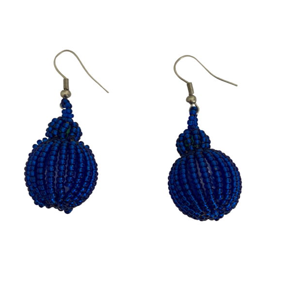 Zulu ball shaped earrings