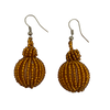 Zulu ball shaped earrings