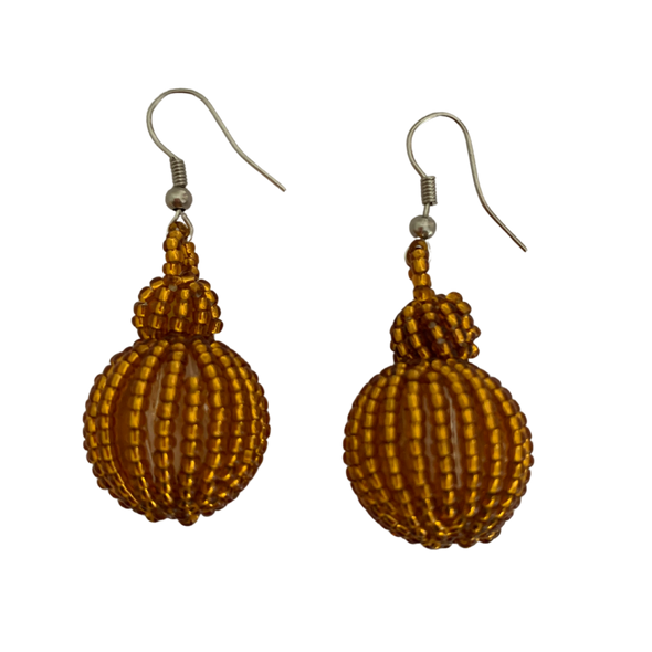 Zulu ball shaped earrings