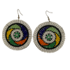 Round Zulu Beaded Earrings